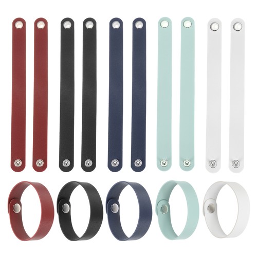 Braccialetti pelle 15pz - , 23x2cm