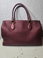 Borsa Fendi Firenze Selleria borsa a tracolla con cornice in pelle grana bordeaux