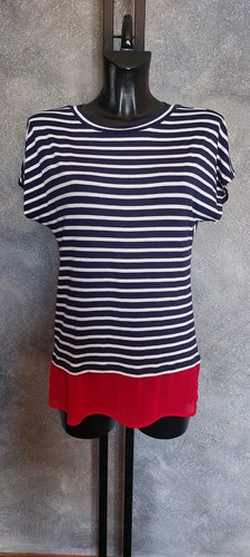 Maglia donna righe blu - righe, e