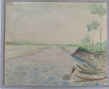QUADRO VINTAGE PAESAGGIO DELTA