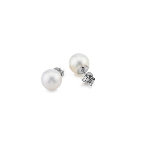 Orecchini perle oro bianco - perle,