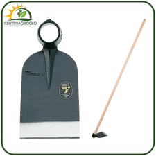 ZAPPA PROFESSIONALE ANGELO B ACCIAIO FORGIATO OCCHIO TONDO MANICO LEGNO 125CM