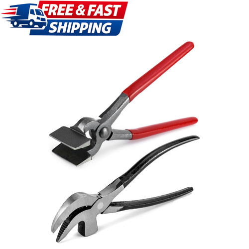 Pinza pressa pelle - , piatta