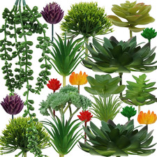 20 Piante Grasse Artificiali