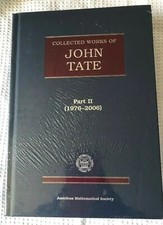 Collected Works of John Tate 1976-2006 Part 2 Jean-Pierre Serre Hardcover Sealed
