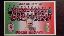 CALCIO Cartolina Rosa Squadra