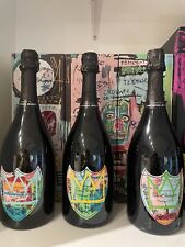 Champagne dom Perignon Jean Michael Basquiat Collection  Set 3bottles Empty