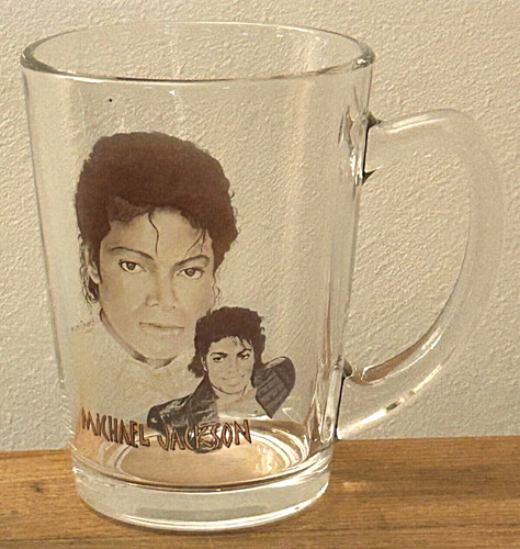 Michael jackson glass mug - d1,