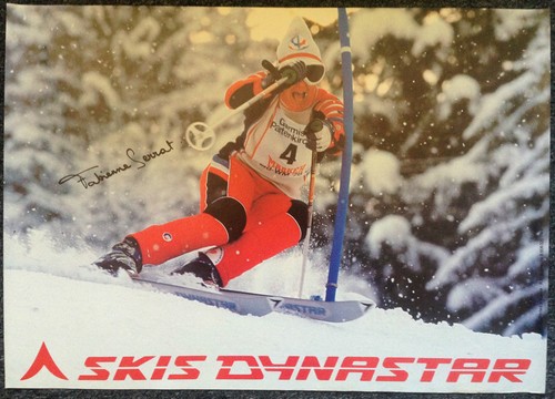 Poster skis dynastar firmato - skis,