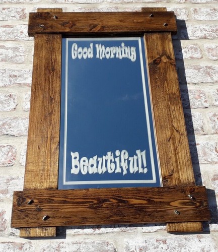 Specchio rustico buongiorno - specchio,