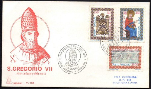 Vaticano 1985 busta primo - vaticano,