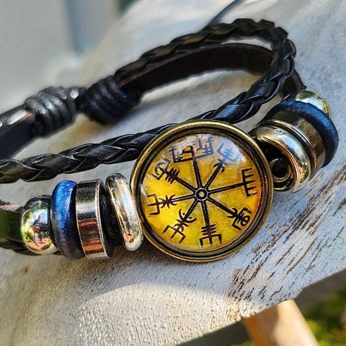 Bracciale vegvisir runa - bracciale,