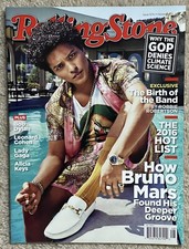 ROLLING STONE MAGAZINE 2016 BRUNO MARS FOUND HIS DEEPER GROOVE-RARE NO LABEL 