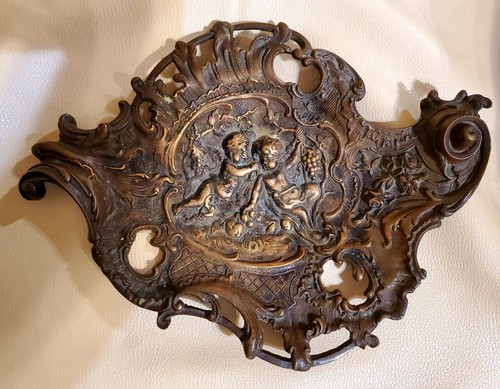 Piatto decorativo bronzo - decorativo, in