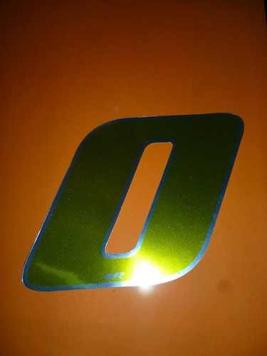 Adesivi numero giallo - numero,