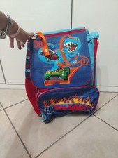 Zaino Scuola bambino Dinosauri Rosso Azzurro