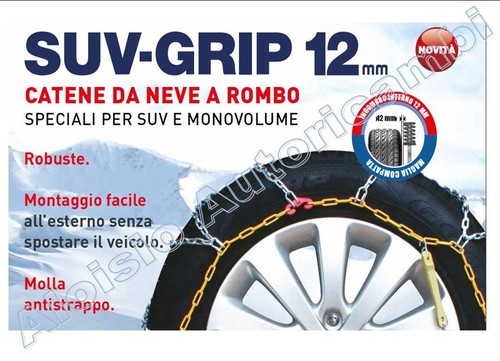 Catene neve suv 12mm cora - 12mm,