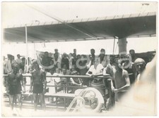 1950 ca ITALIA M/N NEPTUNIA - Spettacolo a bordo piscina - Foto 24x18 cm