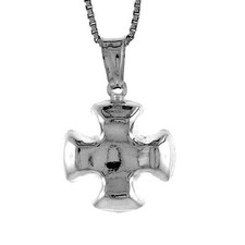 Ciondolo 3D Croce Maltese In