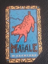 Scheda telefonica Telecom lire 10000 € 5,16 Usata Animale oroscopo cinese MAIALE