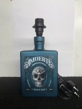 Lampada GIN AMUERTE  Verde Da Collezione PortaLampada E14 Cavo Nero  Lampadario