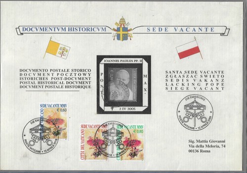 Vaticano 2005 documento - (t111),