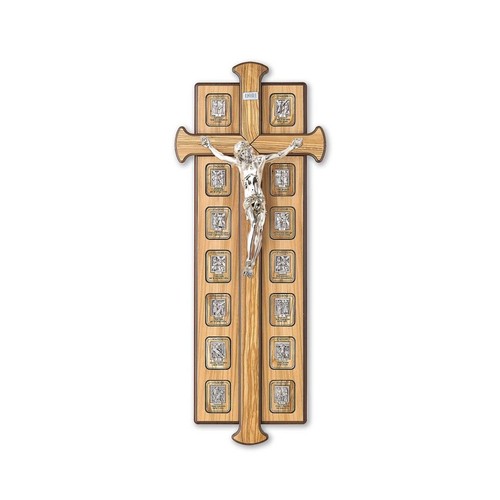 Via crucis legno ulivo - crucis, in