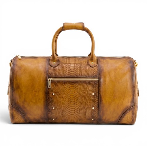 Borsa weekend vintage pelle - in,