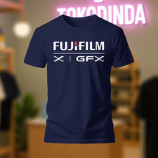 maglietta fuji film logo GFX