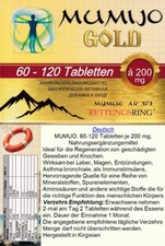 MUMIJO "Oro" - Мумиё (TERRA MINERALE), 120 schede