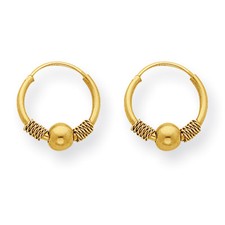 14K Oro Giallo Perline