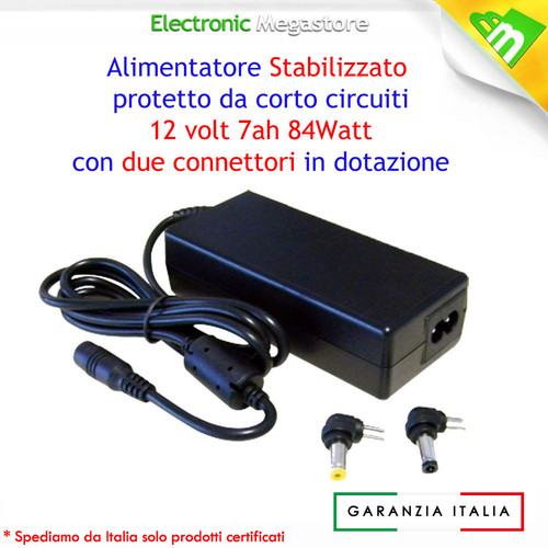 Alimentatore 12v 0a 84w - alimentatore,