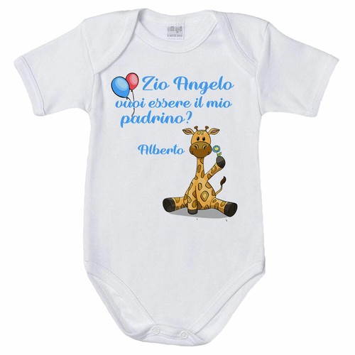 Body neonato personalizzato