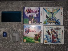 Nintendo 3DS Aqua Blue Sistema