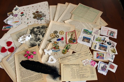 Giornale spazzatura materiale