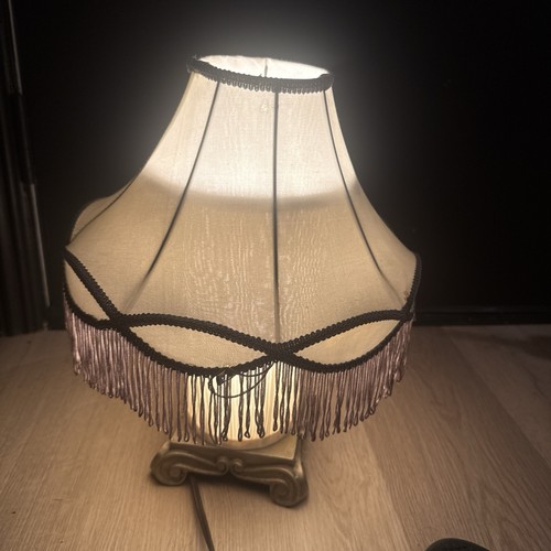Lampada boudoir vintage con