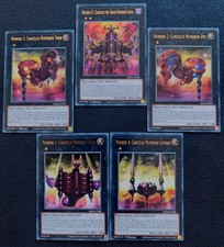 Yu-Gi-Oh Lotto Numero 1 2 3 4 C1 MGED rara Oro cancello numeron rara oro Zexal 