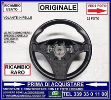 VOLANTE STERZO IN PELLE nero
