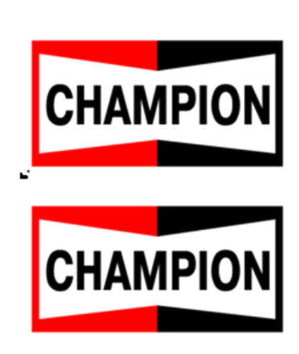Adesivi champion spark plug - champion,
