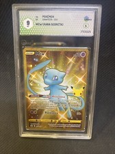 Carta Pokemon GRAAD 9 - MEW SHINY GOLD - 025/025 Gran Festa 25 Anni - ITA Mint