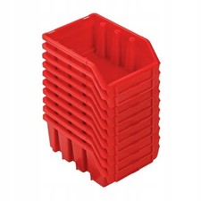 10x Scatola Portaoggetti Rossa