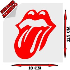 Sticker Adesivo Decal Lingua Rock Logo Stones Lips Labbra Bocca Auto Moto Tongue
