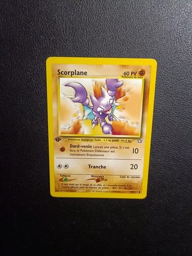 Carte pokémon scorplane - carte,