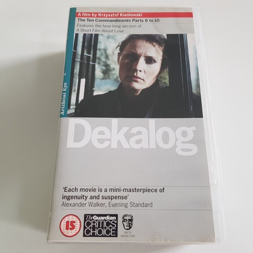 Vhs krzysztof kieslowski - vhs,