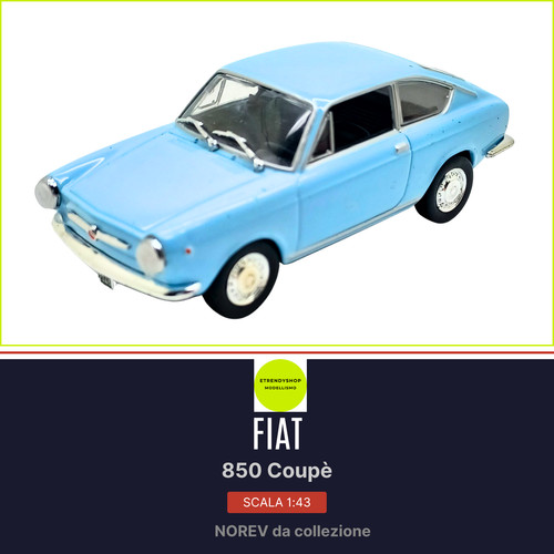 Modellino auto norev fiat 850 - auto,