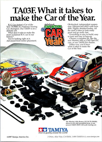 Pubblicità stampa tamiya - pubblicità, rc