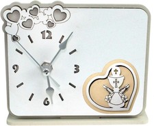 DLM-A977 Bomboniera utile Orologio in legno con calice comunione