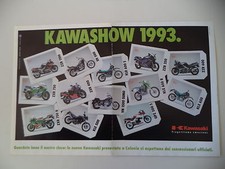 advertising Pubblicità 1992 KAWASAKI ZZR 1100/750/EN 500/ZXR 400/KLX 650/KLR 600