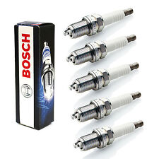 5x Candele di accensione Ford Focus MK2 2.5 ST originali Bosch doppio platino