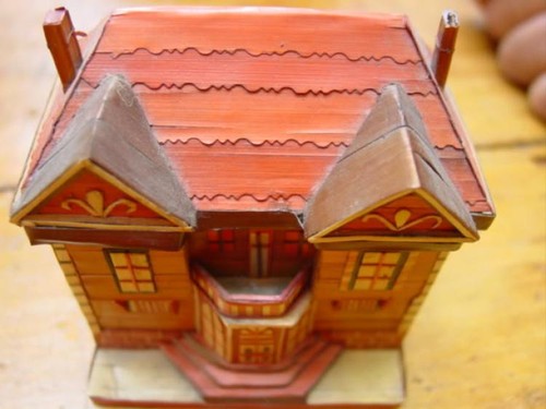 Casetta miniatura legno - casetta,